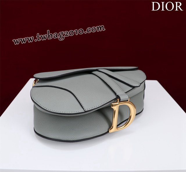 Dior专柜新款迪奥高仿原单长肩带大小号牛皮马鞍包手拎斜挎包 djfk1789
